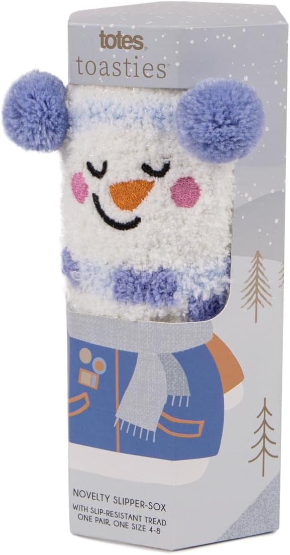 Totes Novelty Ladies Snowman Socks