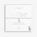 Joma Jewellery | a little Life Is Better With Cats Bracelet