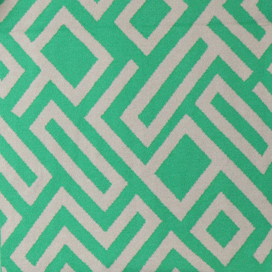 Jade Mix Geometric Recycled Snood