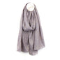 Soft Grey Scarf With Metallic Speckle Print