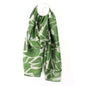 Green & Ecru Recycled Scarf