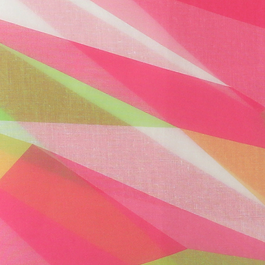 Recycled Pink Mix Abstract Scarf
