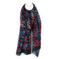 Recycled Blend Blue & Red Mix Multi Scarf