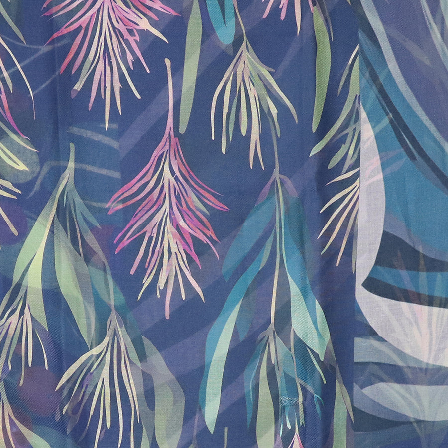 Recycled Blend Blue Mix Multi Scarf