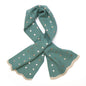 Sea Foam Recycled Blend Pull Through Stars Scarf