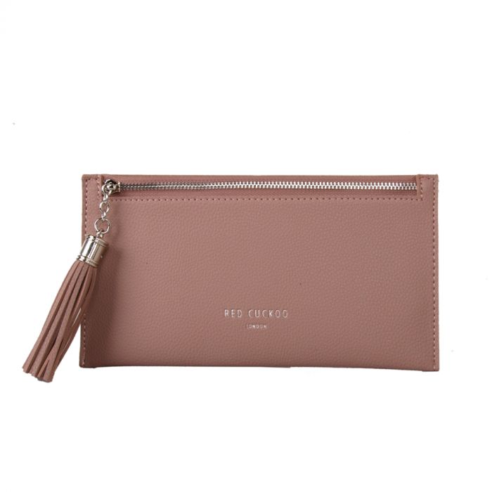 Red Cuckoo Coin Purse With Tassel | Pink