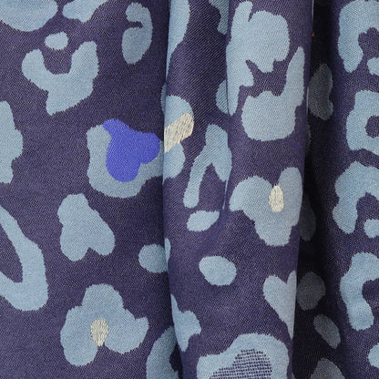 Navy Mix Animal Print Scarf