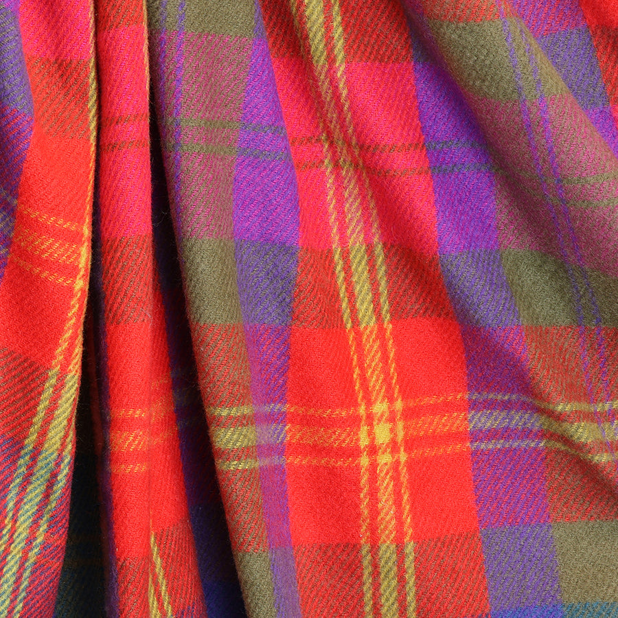 Red & Purple Classic Tartan Scarf