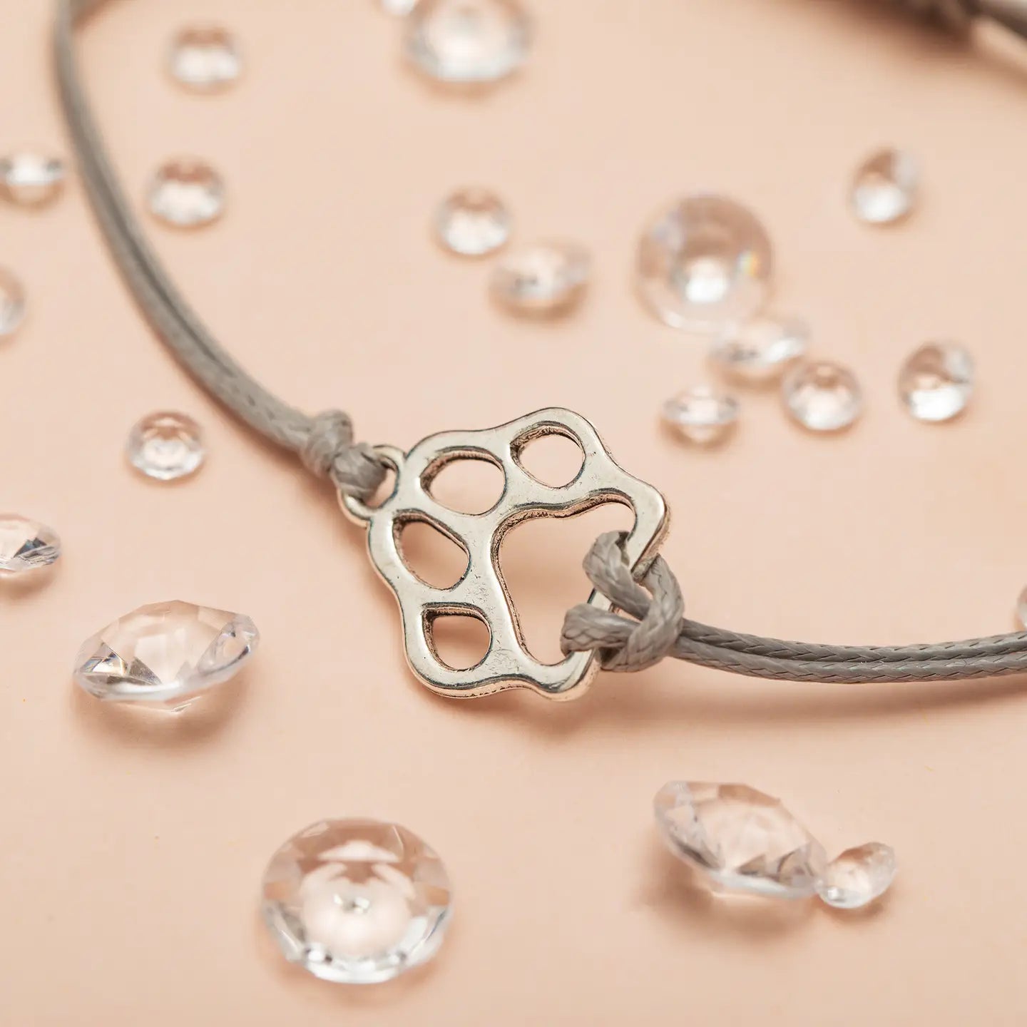 Dog Mum Paw Print Bracelet