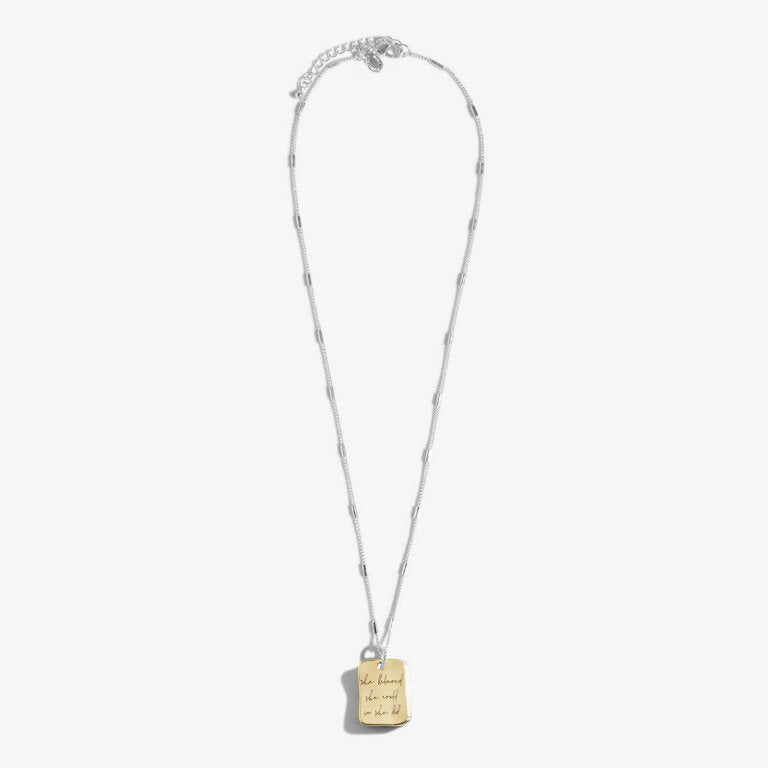 Joma Jewellery | Affirmation Discs Necklace "Positivity"