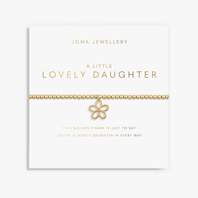 Joma Jewellery | a little bracelet | Lovely Daughter (Gold)