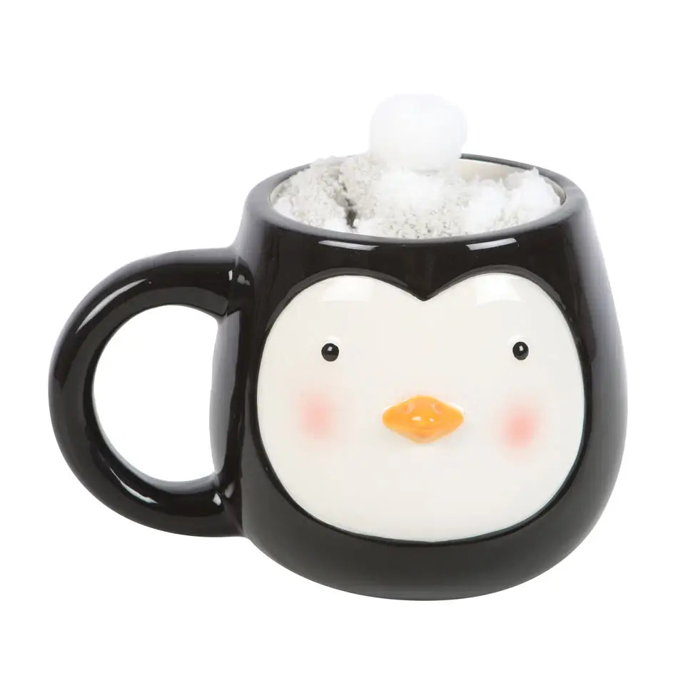 Winter Penguin Mug & Sock Set