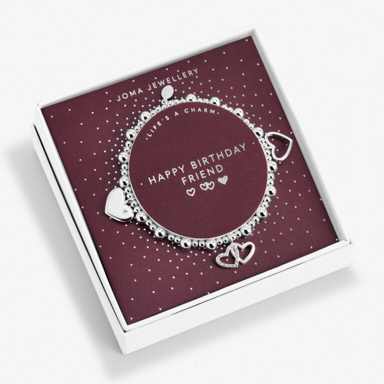 Joma Jewellery | Lifes A Charm - Happy Birthday Friend Bracelet