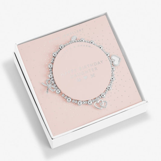 Joma Jewellery | Lifes A Charm - Happy Birthday Daughter Bracelet