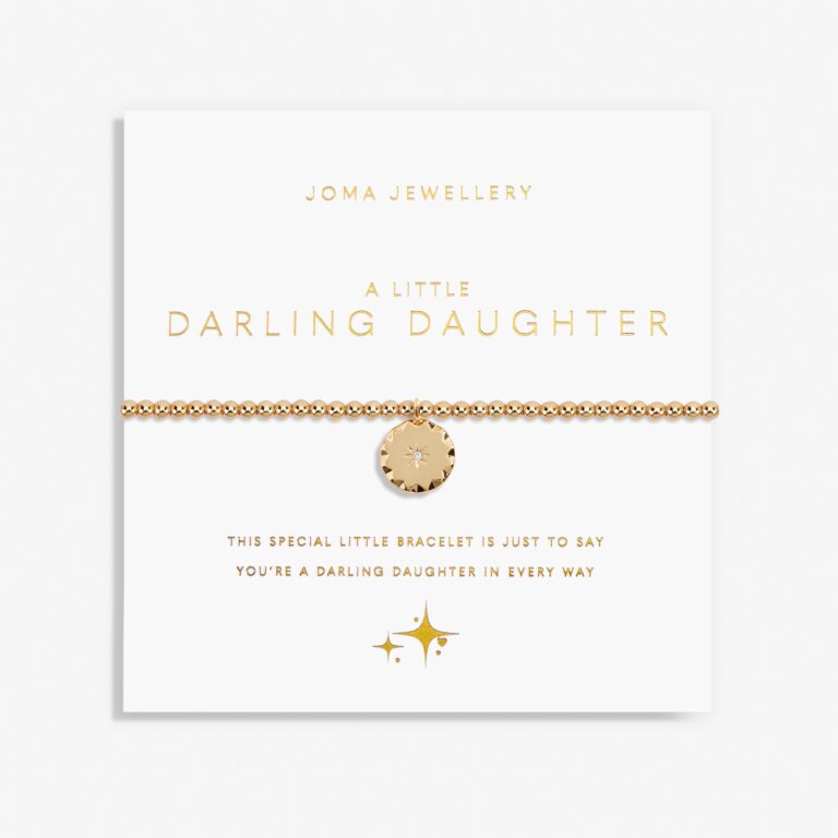 Joma Jewellery | Gold A Little Darling Daughter Bracelet