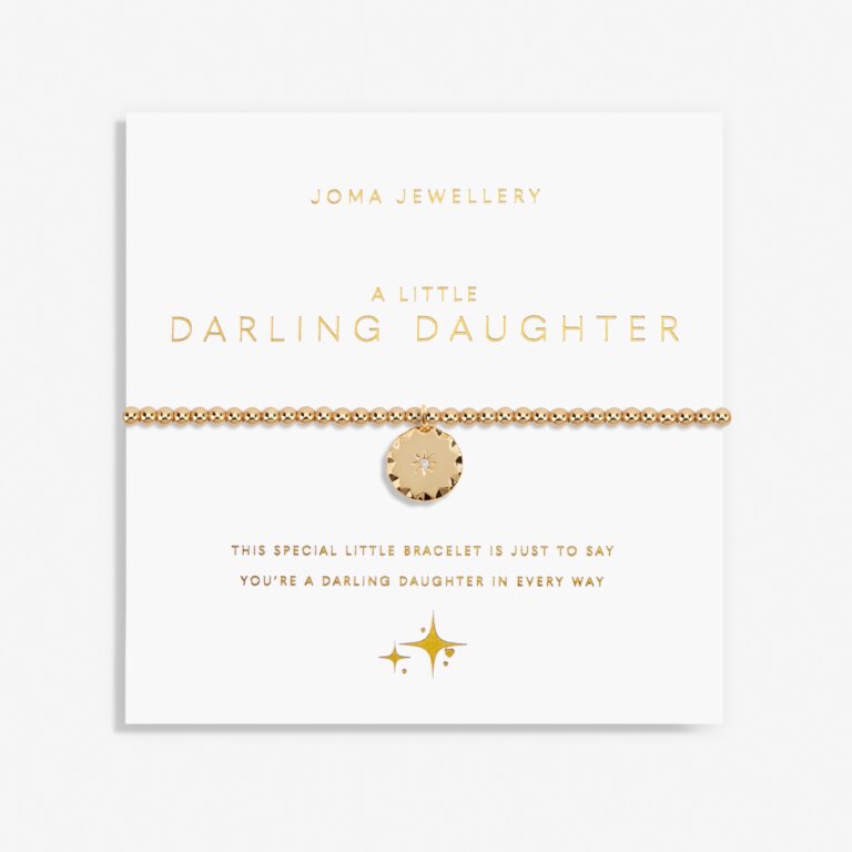 Joma Jewellery | Gold A Little Darling Daughter Bracelet