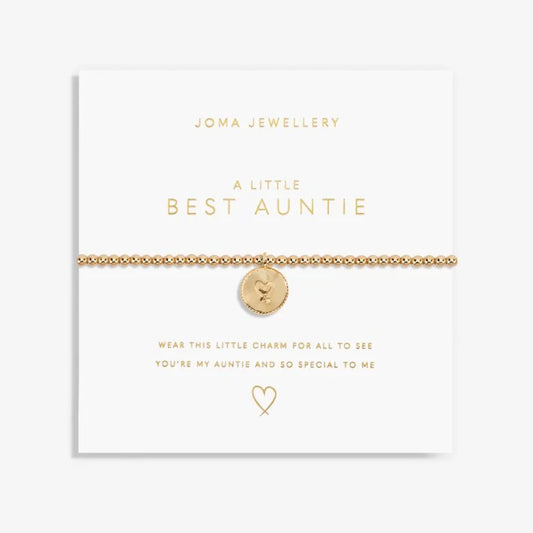 Joma Jewellery | Gold A Little Best Auntie Bracelet