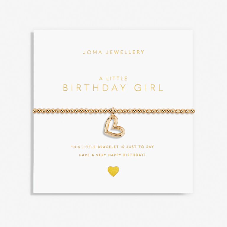 Joma Jewellery | Gold A Little Happy Birthday Bracelet