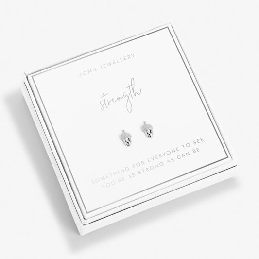 Joma Jewellery | Boxed Earrings | Strength