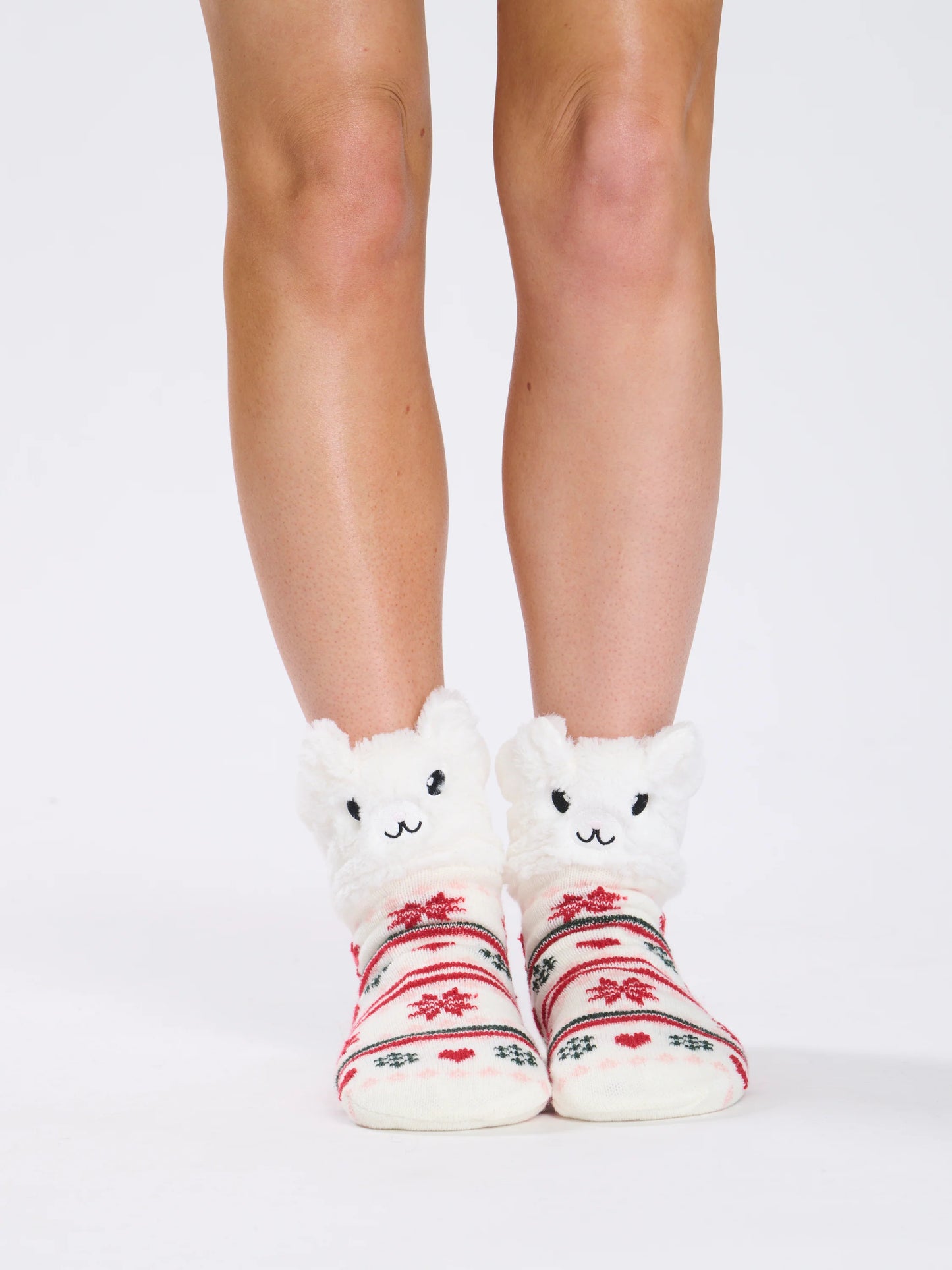 PREORDER DEC DELIVERY - White Cat Loungeable Cosy Socks