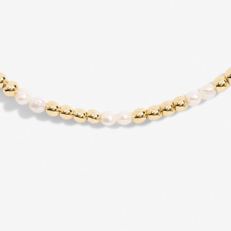 Joma Jewellery | Pearl Anklet Gold