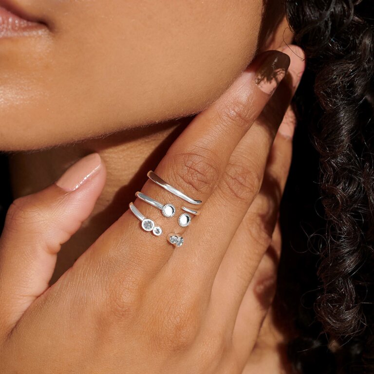 Joma Jewellery | Stacks Of Style Set Of 3 CZ Rings