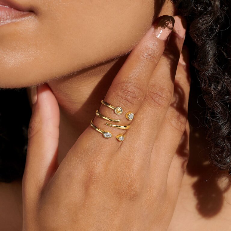 Joma Jewellery | Stacks Of Style Set Of 3 Rings