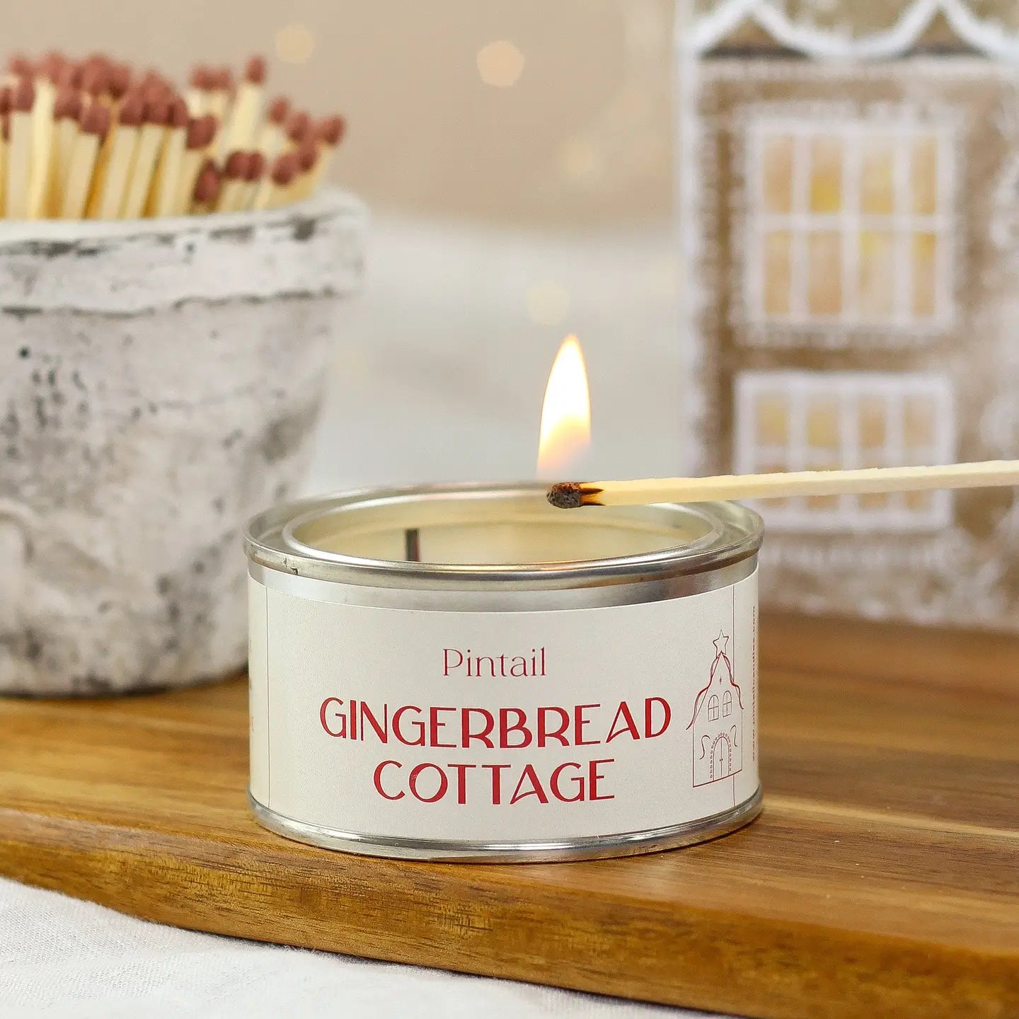 Pintail Paint Pot Candle Tin | Gingerbread Cottage