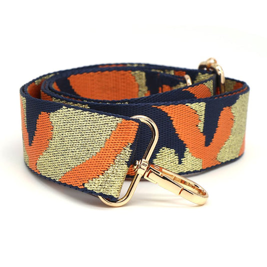 Orange Mix Camo Bag Strap