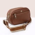 Vegan Leather Camera Bag | Tan