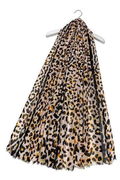 Festival Leopard Print Scarf