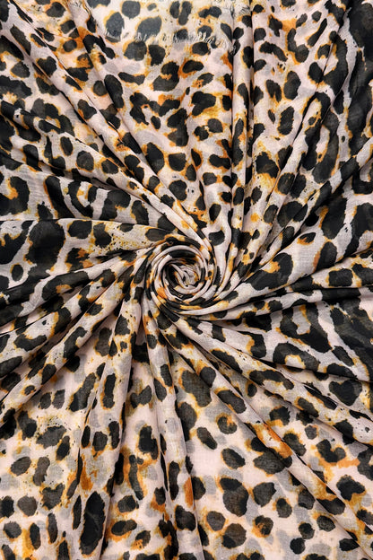 Festival Leopard Print Scarf