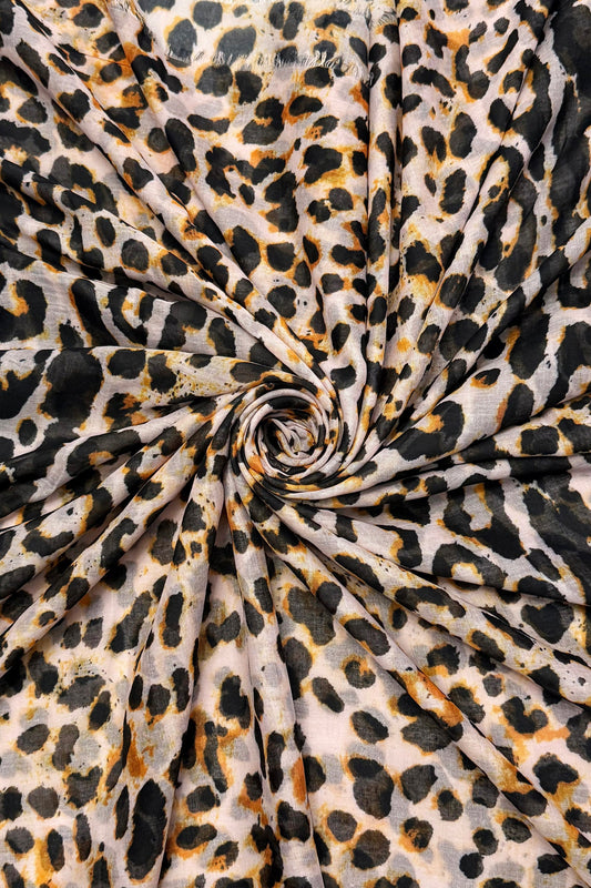 Festival Leopard Print Scarf