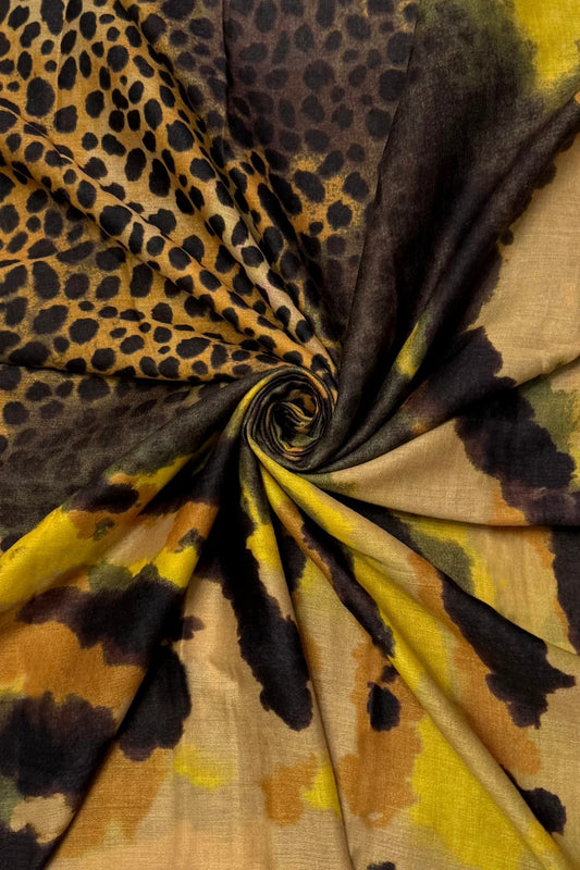 Abstract Cheetah & Leopard Print Scarf