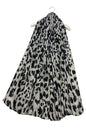 Gold Foiled Leopard Print Scarf