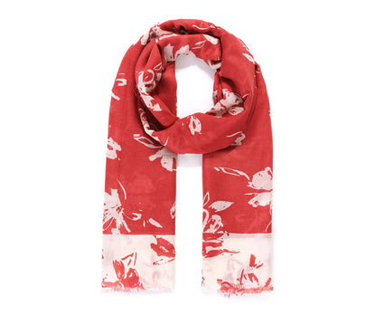 Red Bloom Scarf