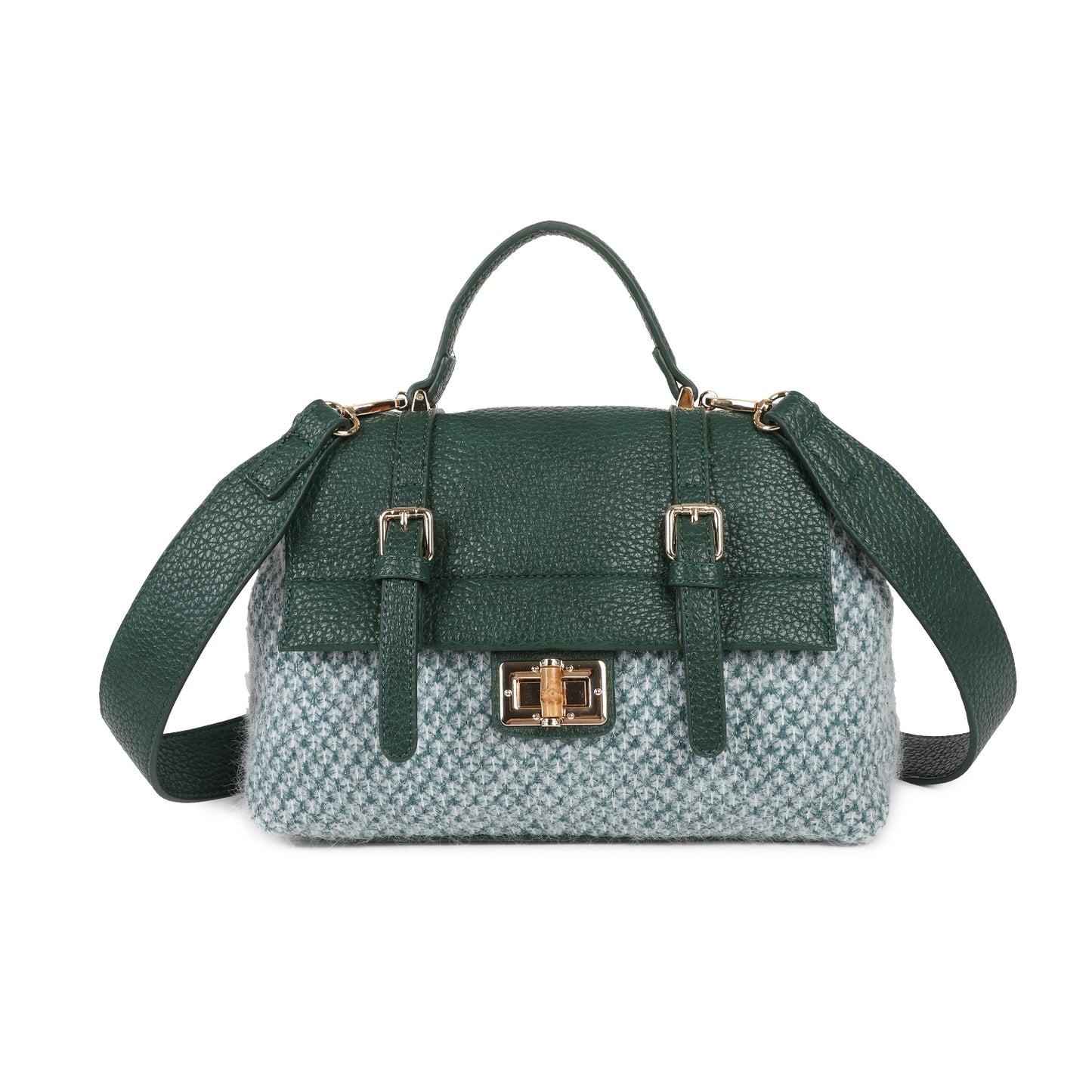 Tweed Satchel Bag