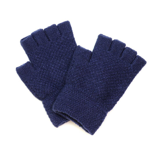 Fingerless Gloves | Navy