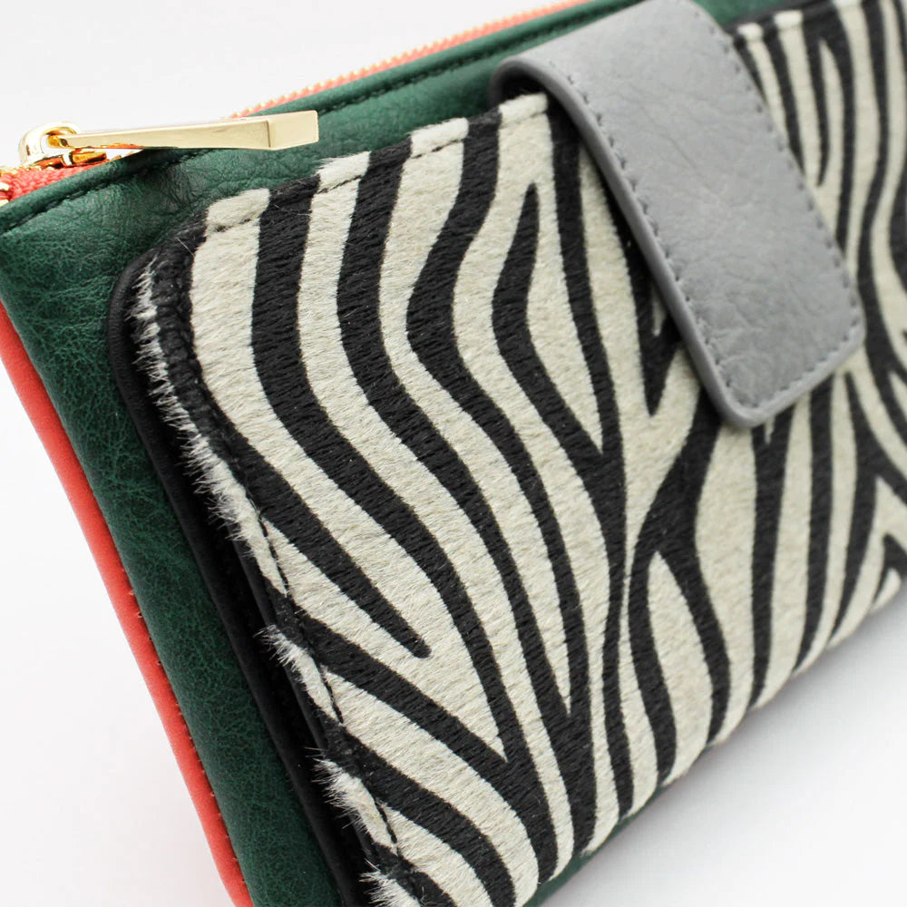 Animal Zebra Print Wallet