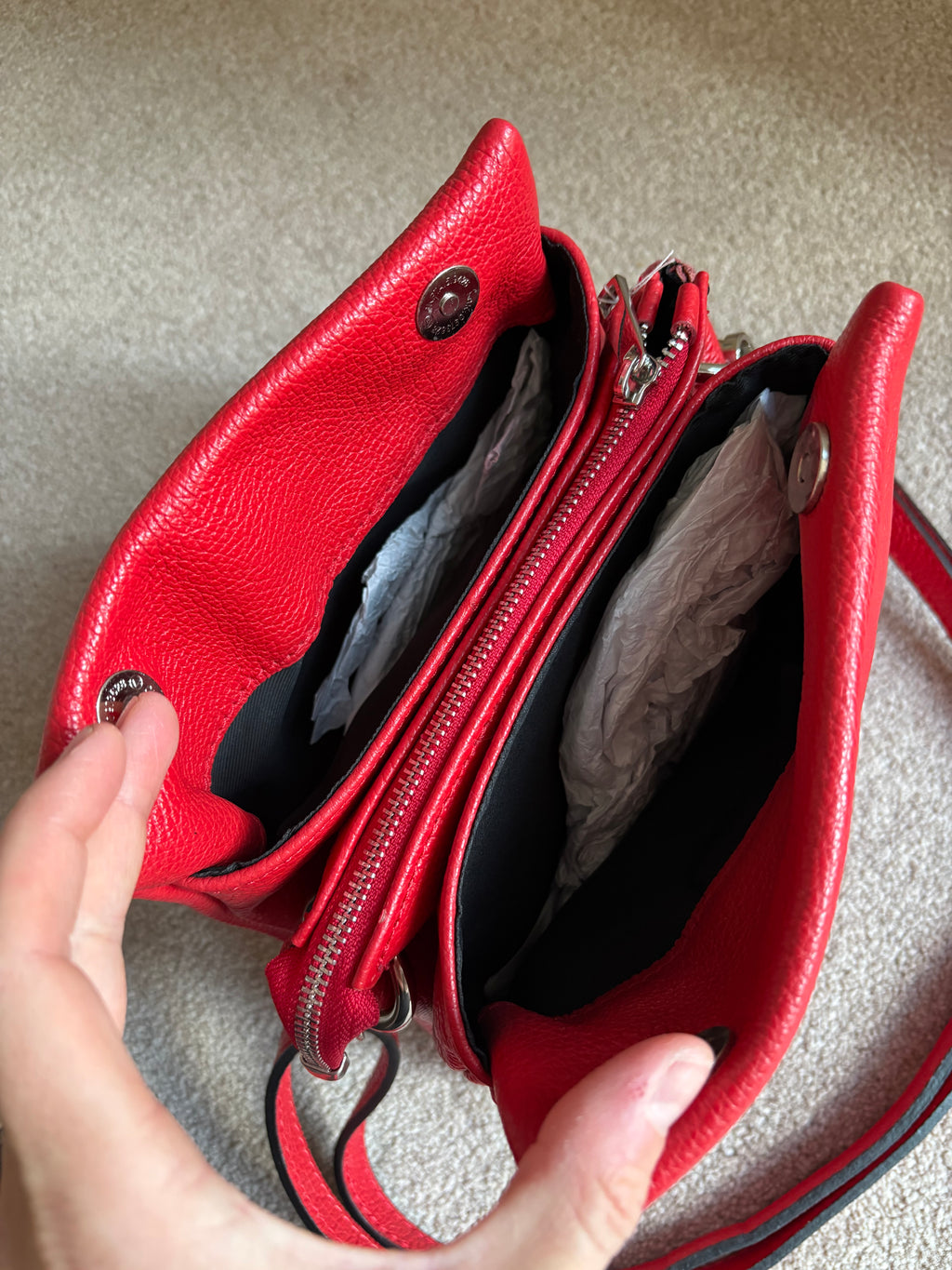 Multi Compartment Crossbody Bag