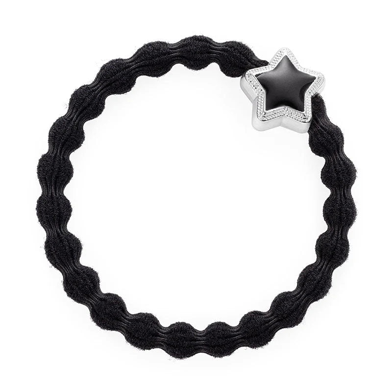 Bangle Bands | Black Enamel Star