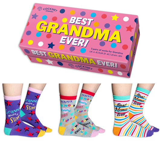 Best Grandma Ever Boxed Socks