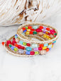 Beaded Spiral Bracelet | Multi Colour