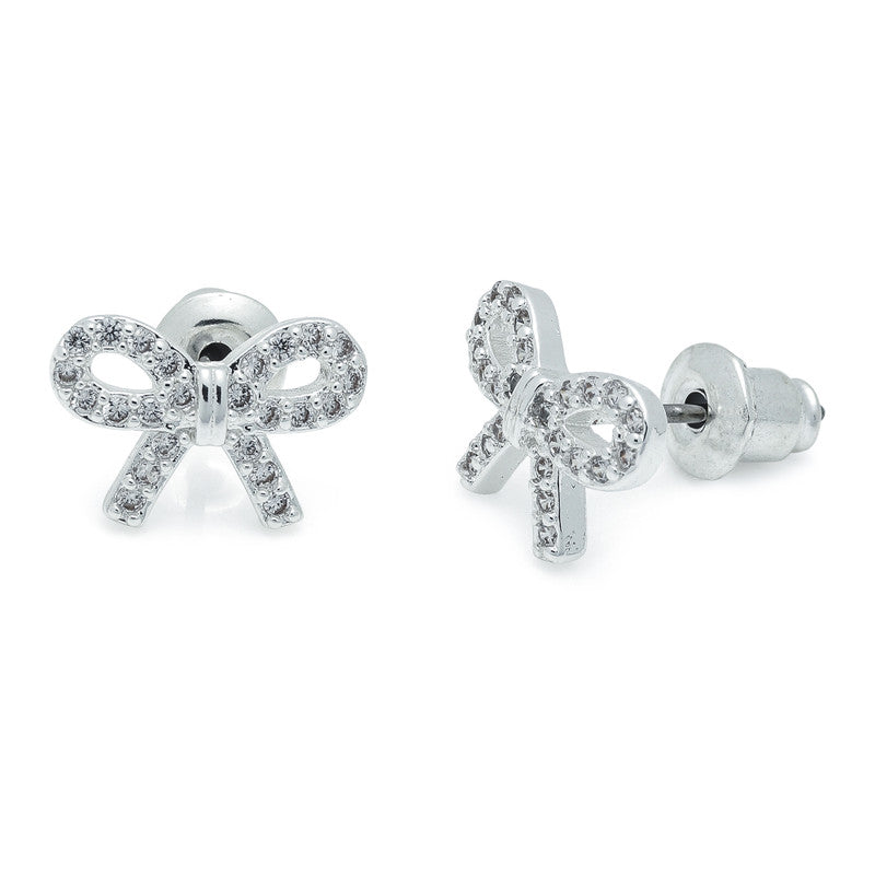 Life Charms | Pretty Bows Silver Studs