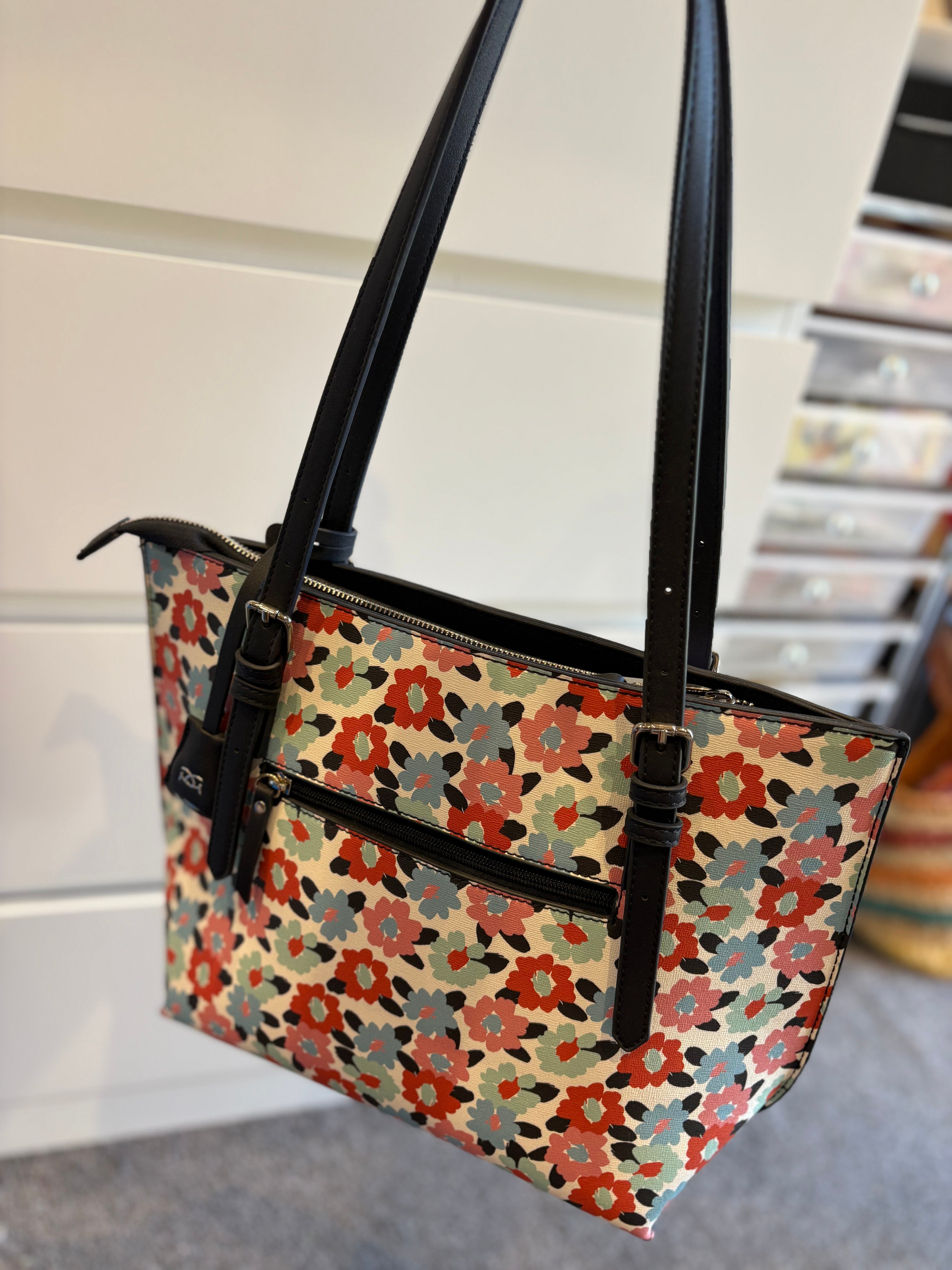 Floral Tote Shopper Bag