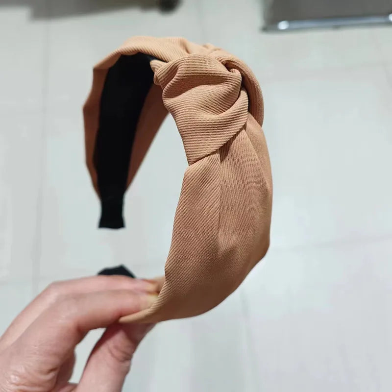 Simple Twist Knot Headband | Leopard