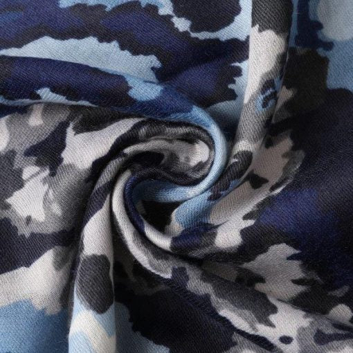 Floral Scarf | Navy