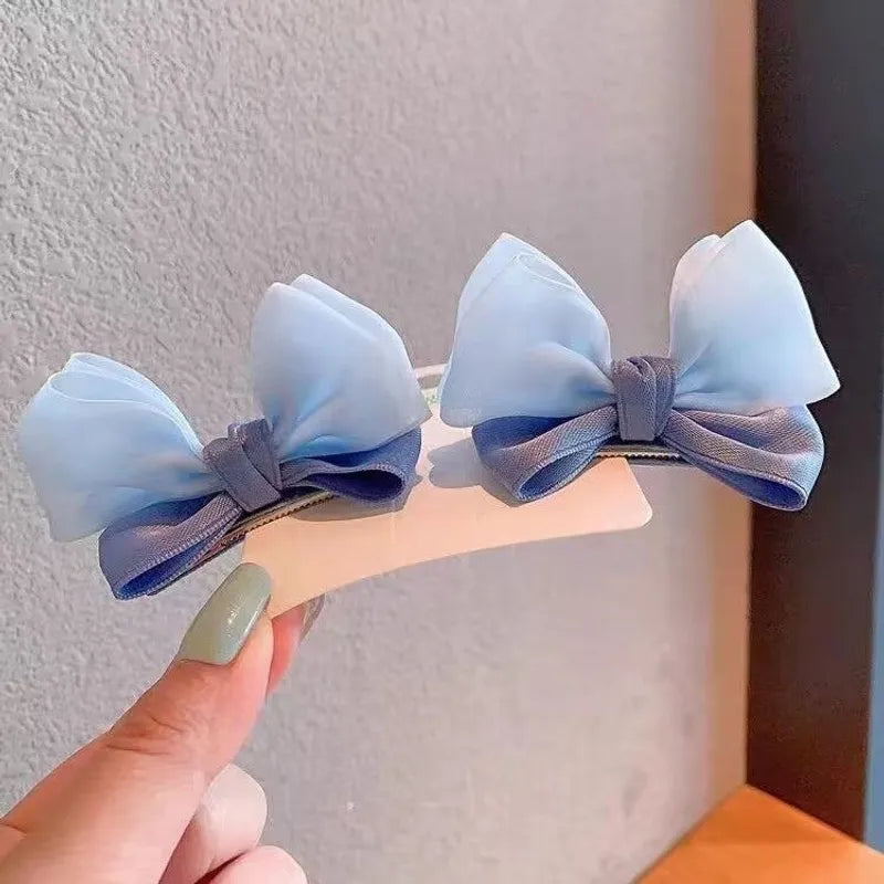 Three Dimensional Children Hair Bow Clips (set of 2)