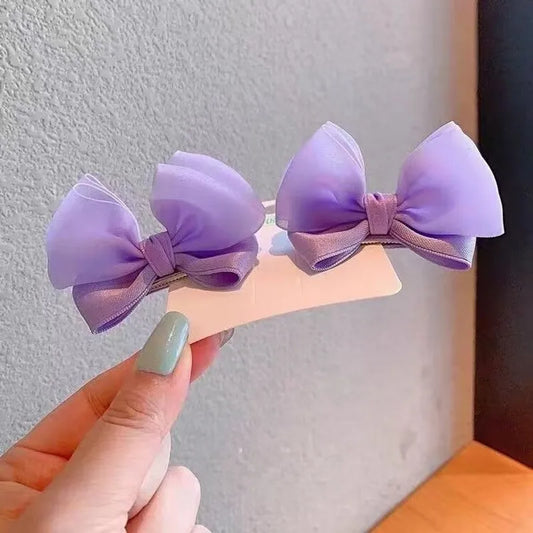 Three Dimensional Children Hair Bow Clips (set of 2)