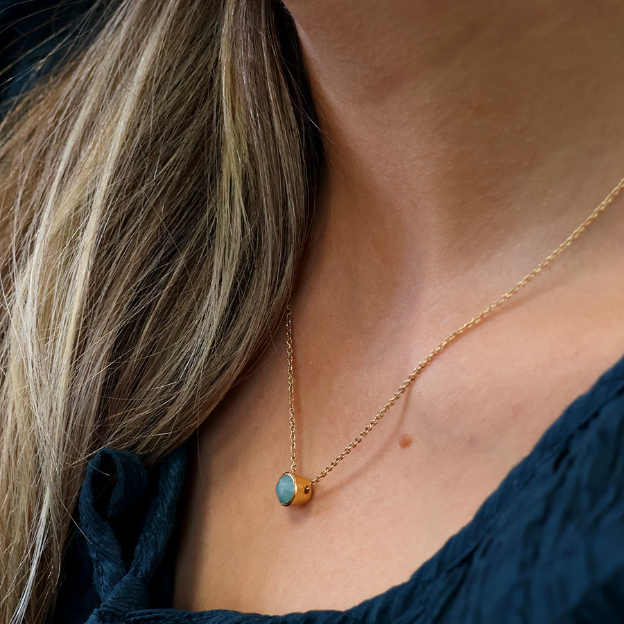 Luxury Simple Amazonite Necklace